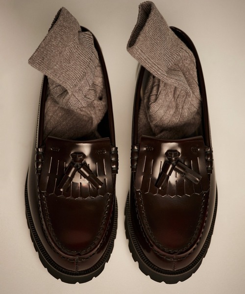 PUBLIC TOKYO（パブリックトウキョウ）の「【別注／※全体数予約枠残りわずか】HARUTA×PUBLIC TOKYOコラボローファー＊×HARUTAタッセルローファー＊×HARUTAトラックソールローファー（ローファー・レディース・ブラック/ブラウン/ブラウン系その他/ベージュ系その他/ブラック系その他・1/2）」の5枚目の写真