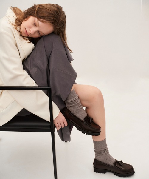 PUBLIC TOKYO（パブリックトウキョウ）の「【別注／※全体数予約枠残りわずか】HARUTA×PUBLIC TOKYOコラボローファー＊×HARUTAタッセルローファー＊×HARUTAトラックソールローファー（ローファー・レディース・ブラック/ブラウン/ブラウン系その他/ベージュ系その他/ブラック系その他・1/2）」の20枚目の写真