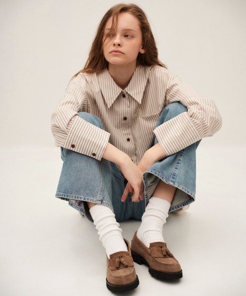 PUBLIC TOKYO（パブリックトウキョウ）の「【別注／※全体数予約枠残りわずか】HARUTA×PUBLIC TOKYOコラボローファー＊×HARUTAタッセルローファー＊×HARUTAトラックソールローファー（ローファー・レディース・ブラック/ブラウン/ブラウン系その他/ベージュ系その他/ブラック系その他・1/2）」の22枚目の写真