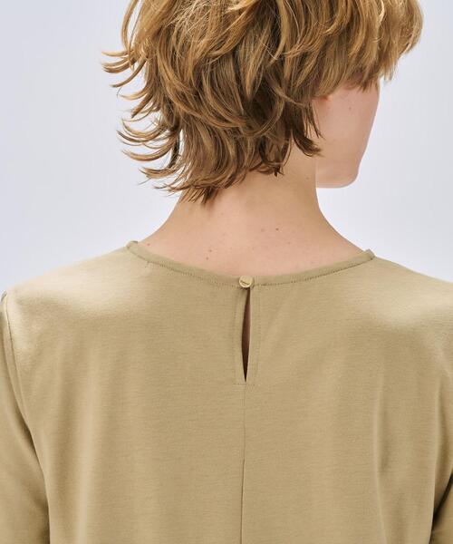 cloenc(クロエンス)の「【マシンウォッシュ】イレヘムフリルプルオーバー(Tシャツ/カットソー・レディース・ブラック/ホワイト/ベージュ・02)」の17枚目の写真