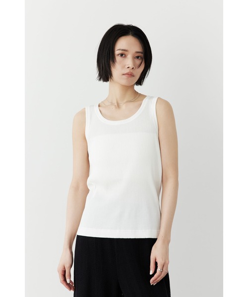 Limue（リミュ）の「カラミビスチェ付きカットソー（Tシャツ/カットソー・レディース・オフホワイト/ブラック・FREE）」の6枚目の写真