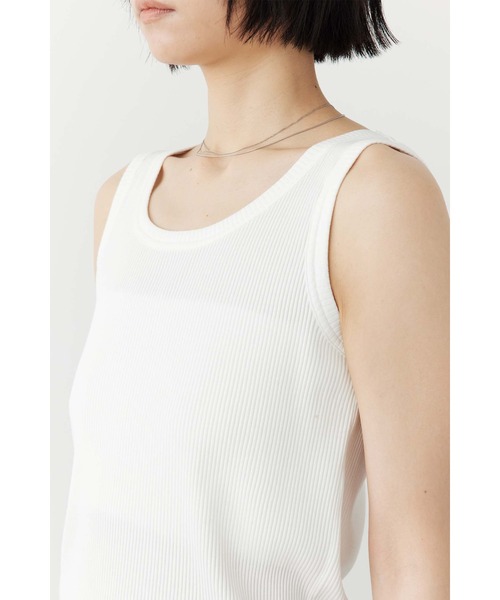 Limue（リミュ）の「カラミビスチェ付きカットソー（Tシャツ/カットソー・レディース・オフホワイト/ブラック・FREE）」の9枚目の写真