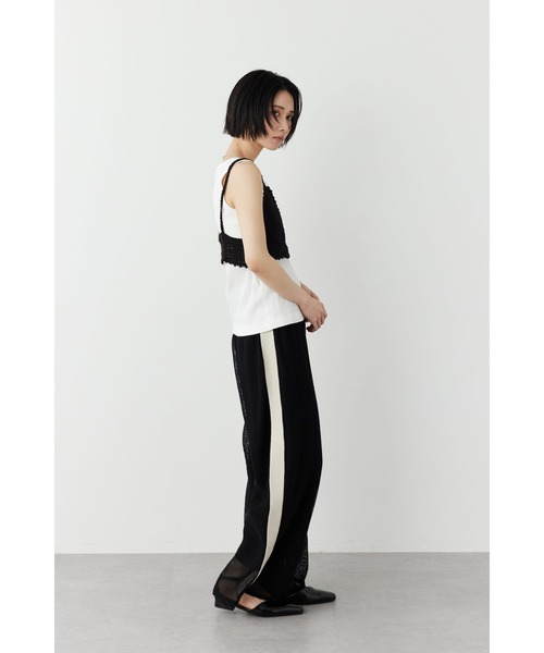 Limue（リミュ）の「カラミビスチェ付きカットソー（Tシャツ/カットソー・レディース・オフホワイト/ブラック・FREE）」の14枚目の写真