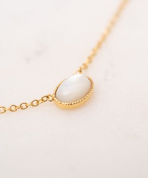 Caroline Najman（キャロラインナジマン）の「【CAROLINE NAJMAN】ゴールドメッキネックレス　マザーオブパール　ターコイズ　フランスブランド（ネックレス）」