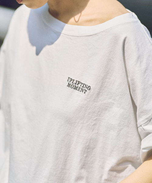 セール】【haru×FRAMeWORK】ロゴロンT（Tシャツ/カットソー