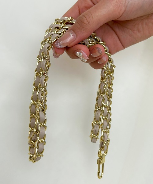 Smarfy(スマーフィー)の「Smarfy チェーンストラップ スマホ ショルダー(スマホグッズ・レディース・ベージュ/モカ/グレー/ブラック/スモークピンク・ONE SIZE)」の11枚目の写真