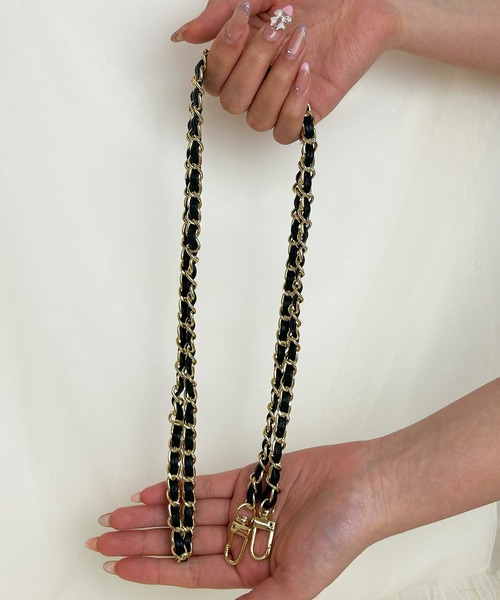 Smarfy(スマーフィー)の「Smarfy チェーンストラップ スマホ ショルダー(スマホグッズ・レディース・ベージュ/モカ/グレー/ブラック/スモークピンク・ONE SIZE)」の12枚目の写真