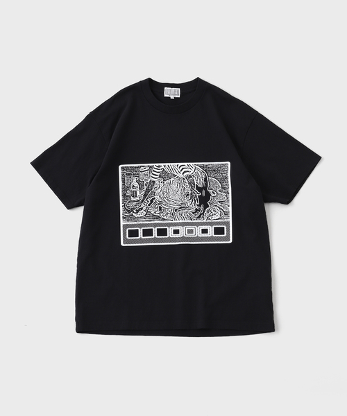 C.E(シーイー)の「C.E / シーイー cavempt MD SimulSplash T(Tシャツ/カットソー・メンズ・ブラック・MEDIUM/LARGE/X-LARGE)」の1枚目の写真