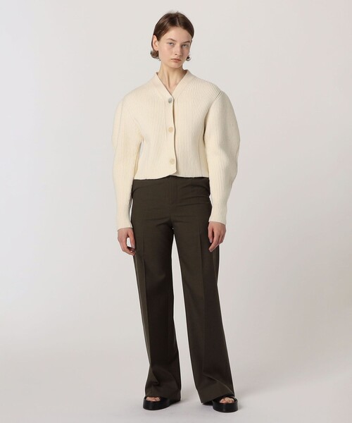 TOMORROWLAND (トゥモローランド)の「JIL SANDER VN LS CROP CARDIGAN(カーディガン/ボレロ・レディース・ホワイト・32)」の2枚目の写真