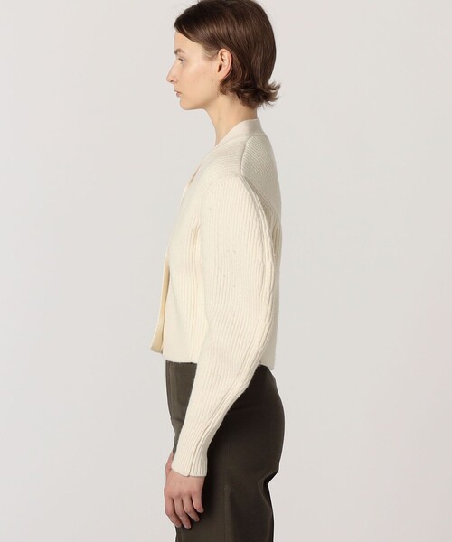 JIL SANDER ニットカーディガン Jil Sander チャンキーニット ジップカーディガン | ホワイト