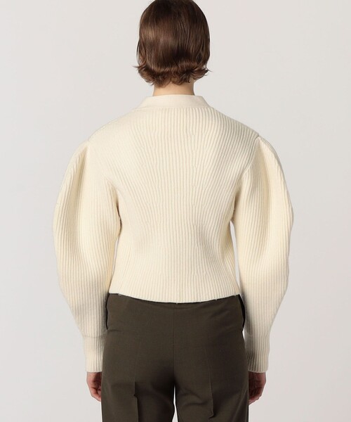 TOMORROWLAND (トゥモローランド)の「JIL SANDER VN LS CROP CARDIGAN(カーディガン/ボレロ・レディース・ホワイト・32)」の5枚目の写真