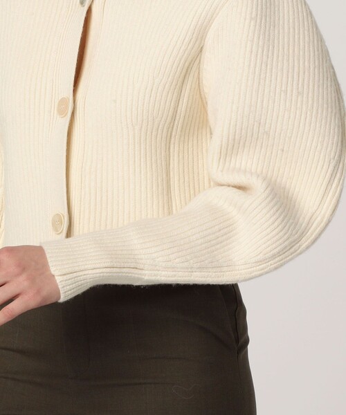 TOMORROWLAND (トゥモローランド)の「JIL SANDER VN LS CROP CARDIGAN(カーディガン/ボレロ・レディース・ホワイト・32)」の8枚目の写真