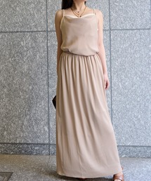 SOLA（ソラ）の「ドレープフロースカート（キャミセットアップ対応）（スカート）」