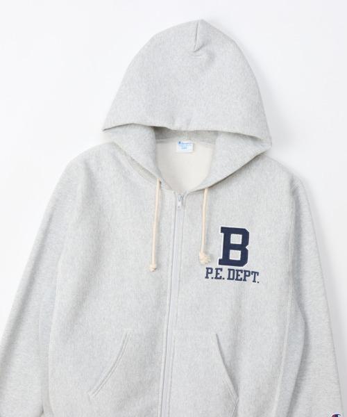 Champion(チャンピオン)の「Champion/チャンピオン/REVERSE WEAVE ZIP HOODED SWEATSHIRT(パーカー・メンズ・グレー/ブラック・MEDIUM/LARGE/X-LARGE)」の9枚目の写真