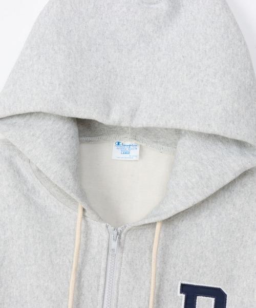 Champion(チャンピオン)の「Champion/チャンピオン/REVERSE WEAVE ZIP HOODED SWEATSHIRT(パーカー・メンズ・グレー/ブラック・MEDIUM/LARGE/X-LARGE)」の10枚目の写真