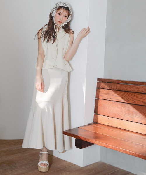 rienda 新品タグ付き　カップ付きマーメイドキャミワンピース rienda ワンピース 「AKB48 千葉恵里さん・水島美結さん着用