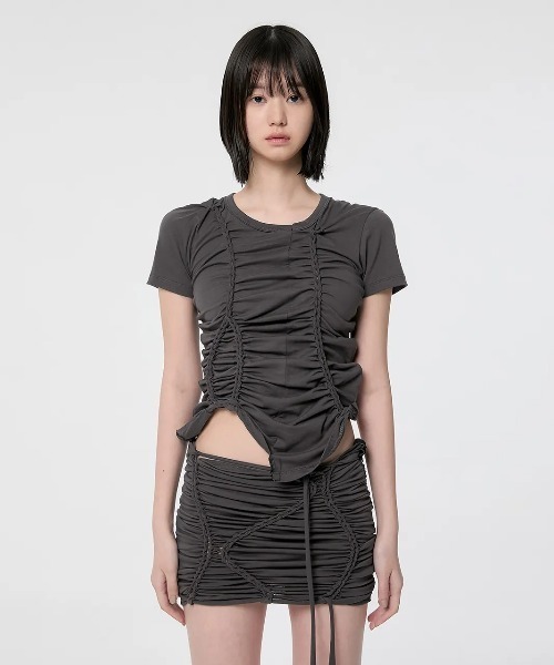 tシャツ 「日本未発売/WEB限定」FLAREUP(フレアアップ)/ハンドメイド ツイスト Tシャツ 半袖/Handmade Twisted T-Sh セール】【日本未発売/WEB限定】FLAREUP(フレアアップ