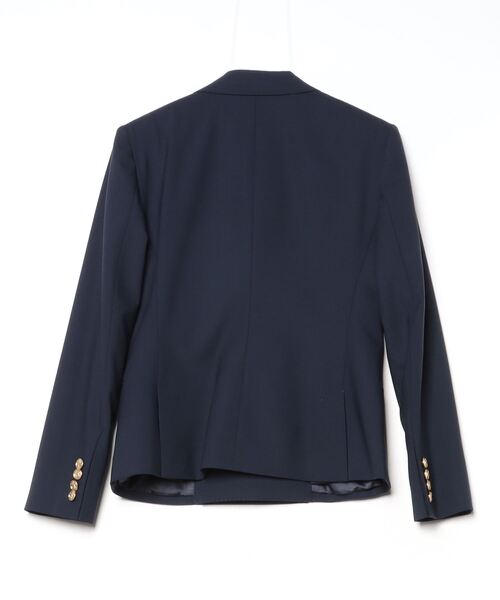 ダブルブレステッド ストレッチウール ブレザー（テーラードジャケット