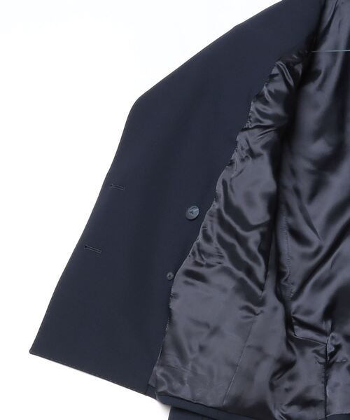 ダブルブレステッド ストレッチウール ブレザー（テーラードジャケット