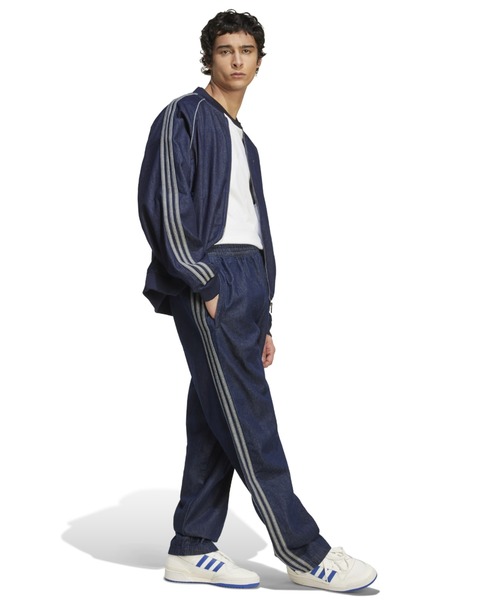 adidas ADICOLOR LOOSE TRACKPANTS DENIM STONE / アディダス