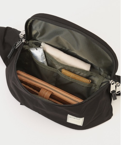 anello（アネロ）の「anello サークル ウエストバッグ ATS0654（ボディバッグ/ウエストポーチ・レディース・グレー/ベージュ・FREE）」の13枚目の写真