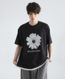 RAGEBLUE | ボタニカルフォトプリントTシャツ(Tシャツ/カットソー)