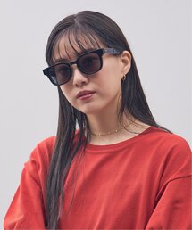 JOURNAL STANDARD relume（ジャーナルスタンダード　レリューム）の「Zoff｜JOURNAL STANDARD relume ウェリントン型 サングラス｜ジャーナルスタンダード レリューム｜太縁フレーム 黒縁｜カラーレンズ｜おしゃれ 紫外線防止 UVカット メンズ レディース ユニセックス（サングラス・メンズ）」