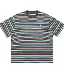 マルチボーダーオーバーサイズTシャツ