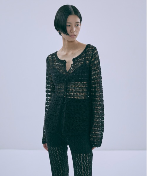 EN NEUME(エンノイム)の「Cut Lace Soft Flare Pants & Layered Skirt Set(その他パンツ・レディース・ブラウン/アイボリー/ブラック・FREE)」の21枚目の写真