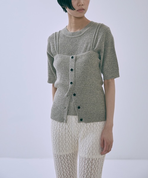 EN NEUME(エンノイム)の「Cut Lace Soft Flare Pants & Layered Skirt Set(その他パンツ・レディース・ブラウン/アイボリー/ブラック・FREE)」の8枚目の写真