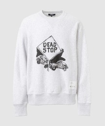 COMME des GARCONS HOMME(R f M\EI)́uRalph SteadmanvARTWORK PRINT SWEAT SHIRT(XEFbg)