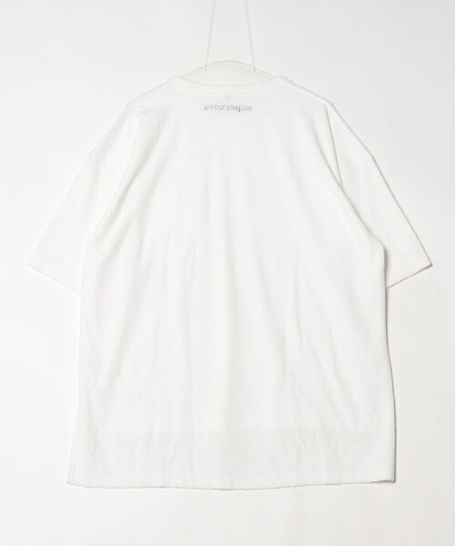 superNova.(スーパーノヴァ)の「superNova./スーパーノヴァ Big pocket Tee-Watre Surface Pile Tシャツ 夏服(Tシャツ/カットソー・メンズ・ホワイト・M)」の7枚目の写真
