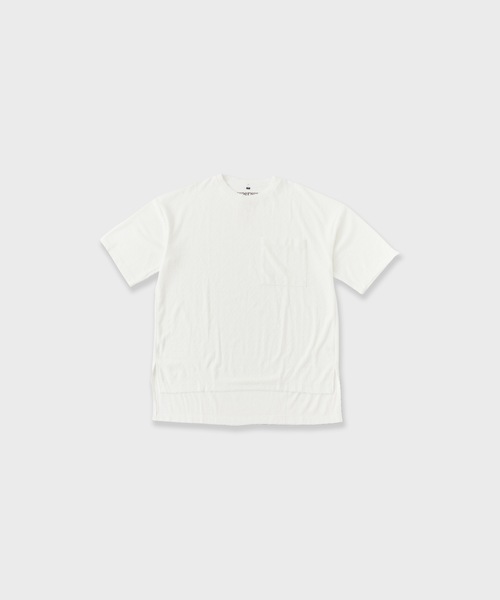 superNova.(スーパーノヴァ)の「superNova./スーパーノヴァ Big pocket Tee-Watre Surface Pile Tシャツ 夏服(Tシャツ/カットソー・メンズ・ホワイト・M)」の8枚目の写真
