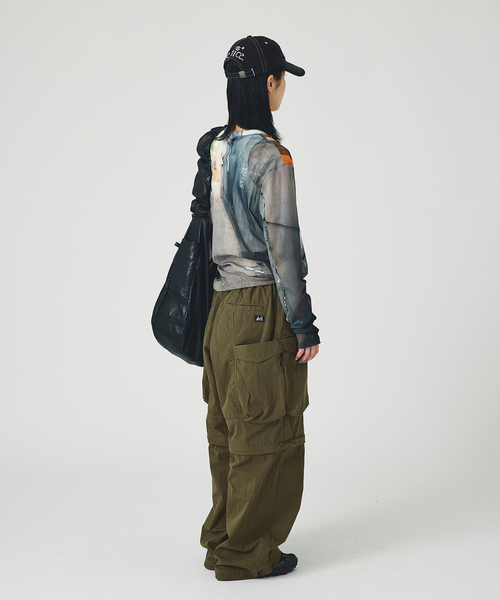 charcoal TOKYO ✱ バギーパンツ OLD PARK × Charcoal TOKYO Special Mods CoatおよびTrack Buggy