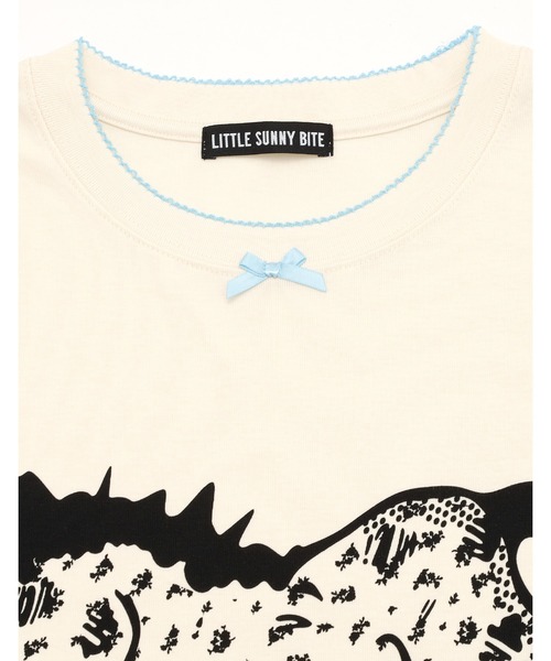 Little sunny bite（リトルサニーバイト）の「【8】【it】【little sunny bite】pony big tee（Tシャツ/カットソー・レディース・ブラック/ホワイト・MEDIUM/SMALL）」の5枚目の写真
