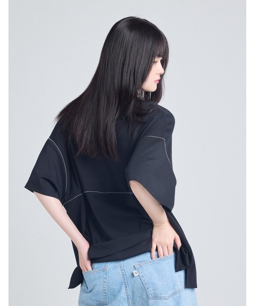 Little sunny bite（リトルサニーバイト）の「【8】【it】【little sunny bite】pony big tee（Tシャツ/カットソー・レディース・ブラック/ホワイト・MEDIUM/SMALL）」の14枚目の写真