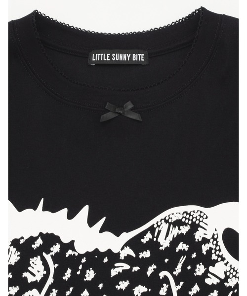 Little sunny bite（リトルサニーバイト）の「【8】【it】【little sunny bite】pony big tee（Tシャツ/カットソー・レディース・ブラック/ホワイト・MEDIUM/SMALL）」の15枚目の写真