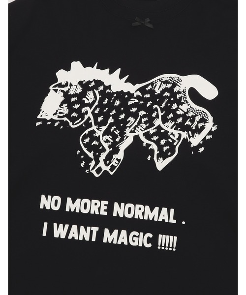 Little sunny bite（リトルサニーバイト）の「【8】【it】【little sunny bite】pony big tee（Tシャツ/カットソー・レディース・ブラック/ホワイト・MEDIUM/SMALL）」の16枚目の写真