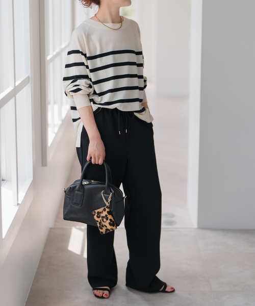 Spick & Span（スピックアンドスパン）の「ウォッシャブルラグランスリーブプルオーバー（ニット/セーター・レディース・その他2/ブラック/ブラウン/レッド・FREE）」の19枚目の写真