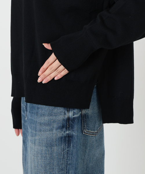 ウォッシャブルラグランスリーブプルオーバー（ニット/セーター