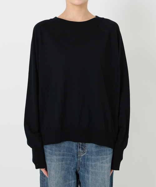 ウォッシャブルラグランスリーブプルオーバー（ニット/セーター