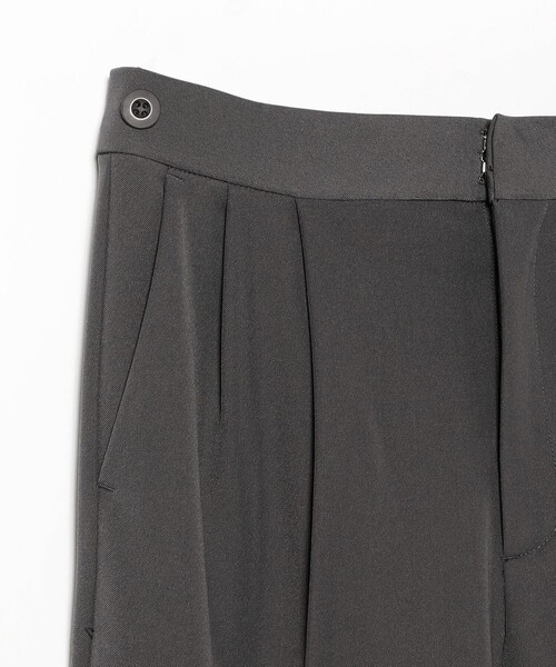 B:MING by BEAMS（ビーミングバイビームス）の「【手洗いOK】ウエストアジャスター パンツ（S～M）（スラックス・レディース・ブラック/ブラウン系その他/チャコールグレー・MEDIUM/SMALL）」の10枚目の写真