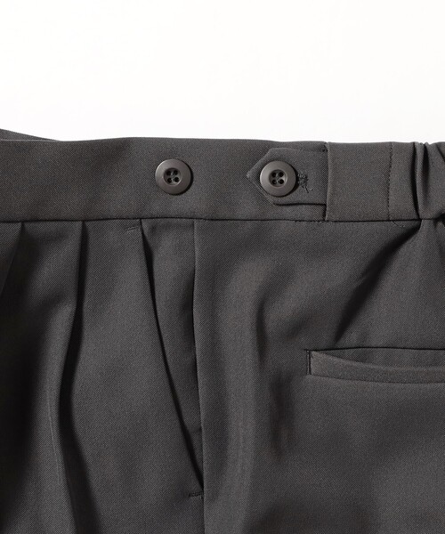 B:MING by BEAMS（ビーミングバイビームス）の「【手洗いOK】ウエストアジャスター パンツ（S～M）（スラックス・レディース・ブラック/ブラウン系その他/チャコールグレー・MEDIUM/SMALL）」の12枚目の写真