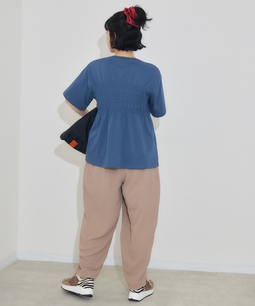 KATHARINE ROSS（キャサリンロス）の「【PILLINI/ピリーニ】シャーリングYELL.Ｔシャツ（Tシャツ/カットソー・レディース・ブルー/イエロー・MEDIUM）」の14枚目の写真