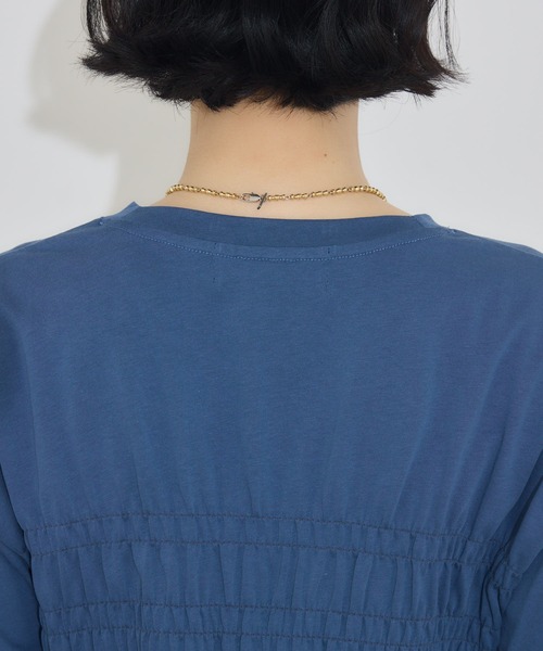 KATHARINE ROSS（キャサリンロス）の「【PILLINI/ピリーニ】シャーリングYELL.Ｔシャツ（Tシャツ/カットソー・レディース・ブルー/イエロー・MEDIUM）」の20枚目の写真