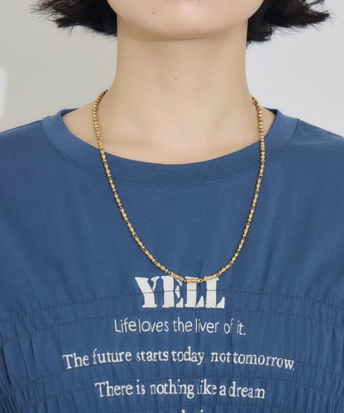 KATHARINE ROSS（キャサリンロス）の「【PILLINI/ピリーニ】シャーリングYELL.Ｔシャツ（Tシャツ/カットソー・レディース・ブルー/イエロー・MEDIUM）」の22枚目の写真