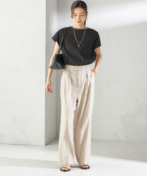 SHIPS for women / シップスウィメン 〈手洗い可能〉ウェーブ プリーツ 前後 2WAY ブラウス 手洗い可能〉ウェーブ プリーツ 前後 2WAY ブラウス（シャツ