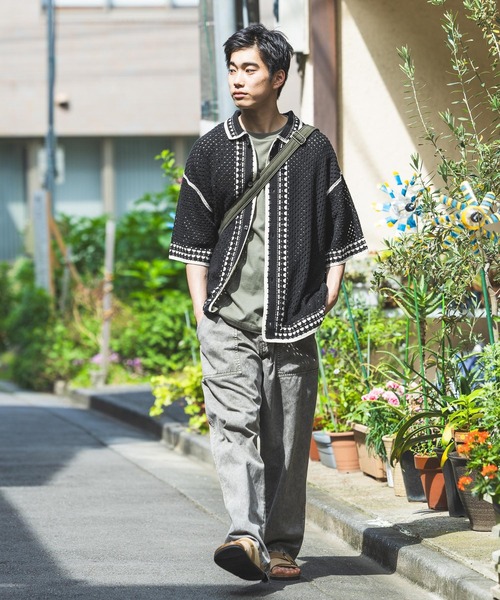 “Scotch & Soda” コットンニットクロシェシャツ Navy 楽天市場】SCOTCH＆SODA【 スコッチ&ソーダ 】292-12408-78