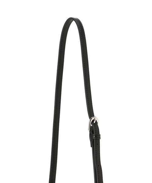 NATURAL BEAUTY BASIC（ナチュラルビューティーベーシック）の「◇ボウリボンミニボストンバッグ（ボストンバッグ・レディース・ブラック/ダークブラウン/ホワイト系その他・ﾌﾘ-）」の6枚目の写真