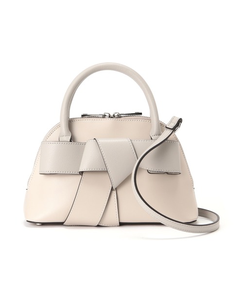 NATURAL BEAUTY BASIC（ナチュラルビューティーベーシック）の「◇ボウリボンミニボストンバッグ（ボストンバッグ・レディース・ブラック/ダークブラウン/ホワイト系その他・ﾌﾘ-）」の16枚目の写真